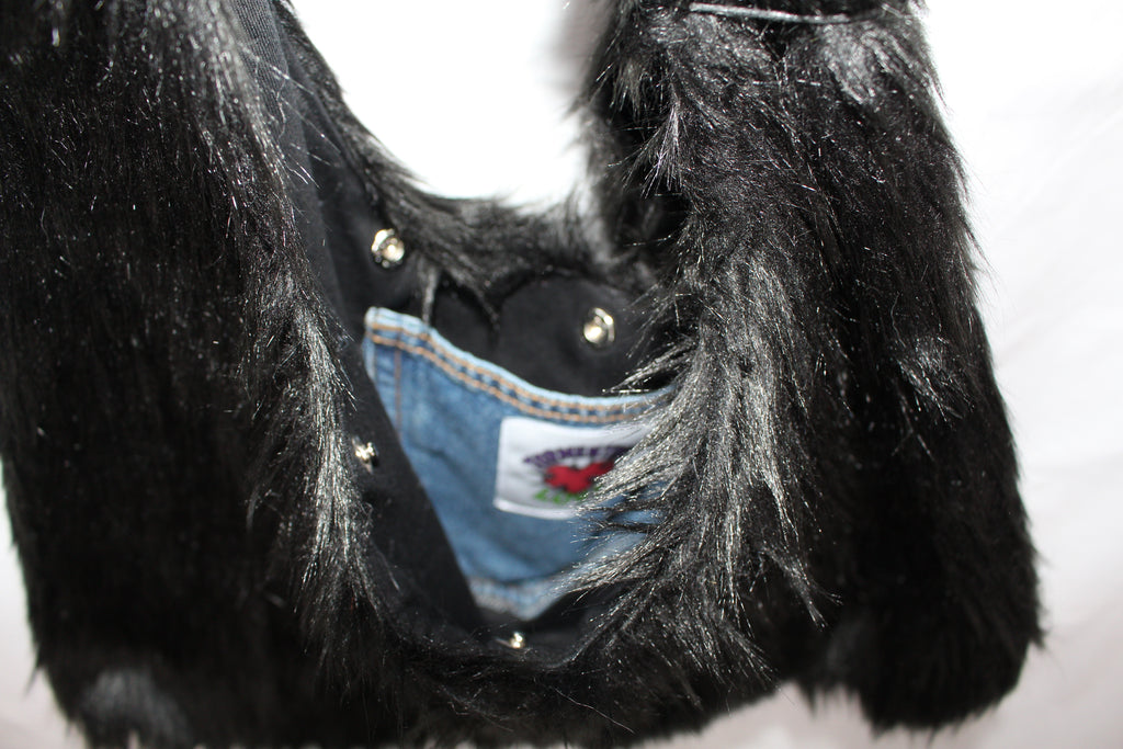 Black Fur Shopper