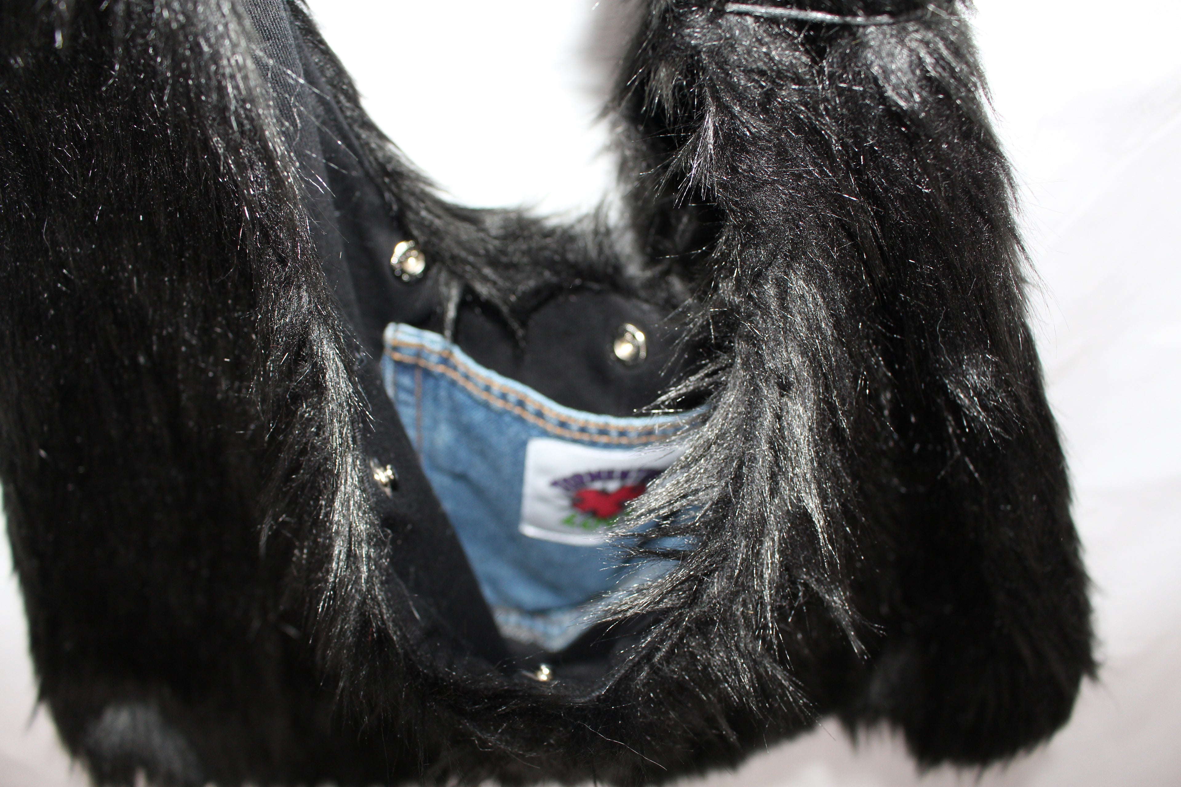 Black Fur Shopper