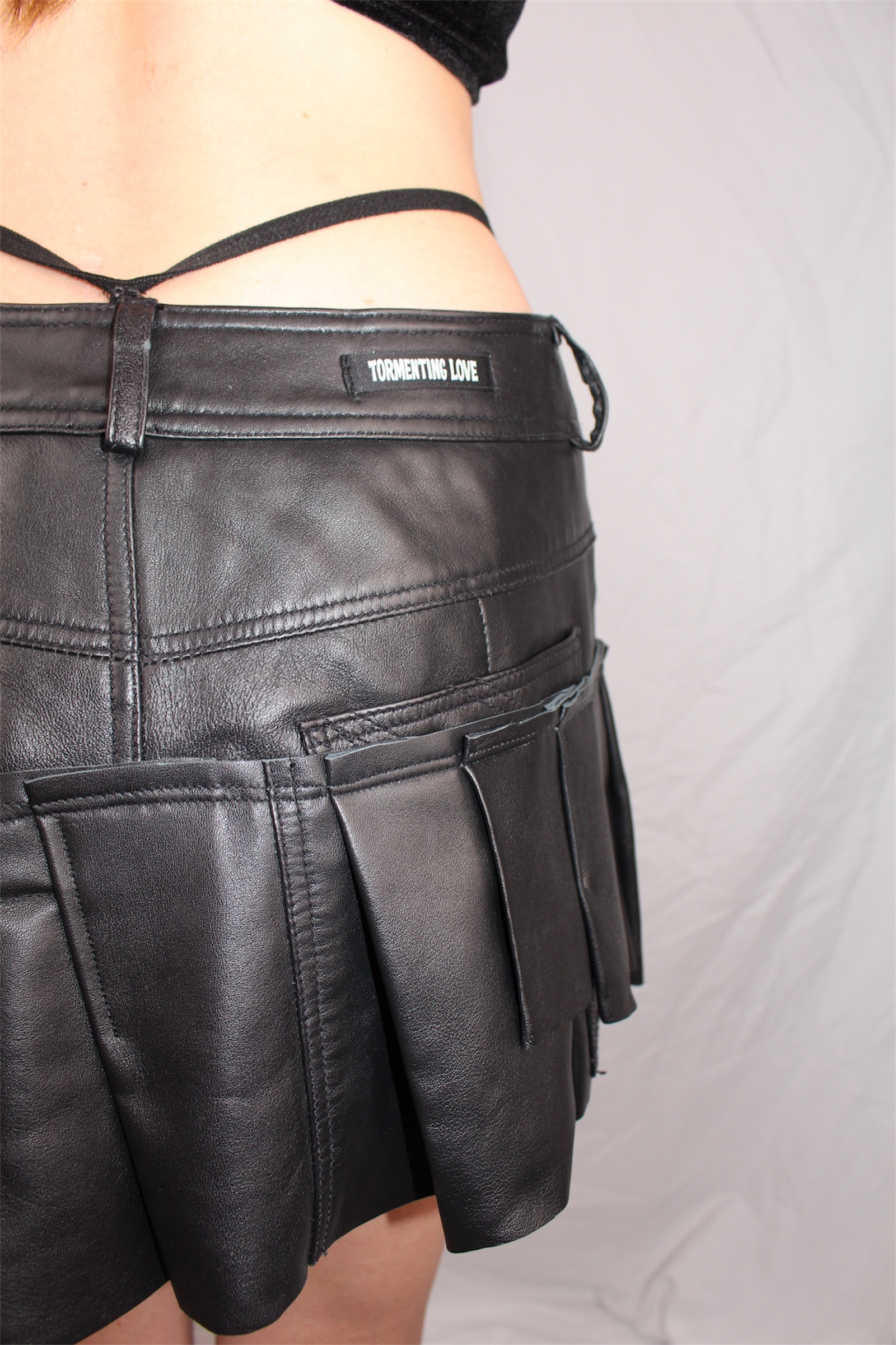 Real Leather Skirt
