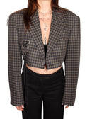 Checkered Blazer