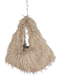 Beige Fur Bag