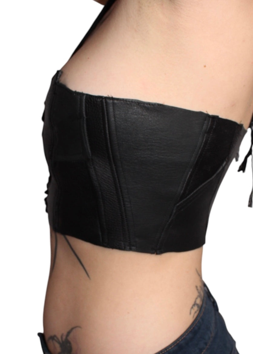 Corsagen Leather Top